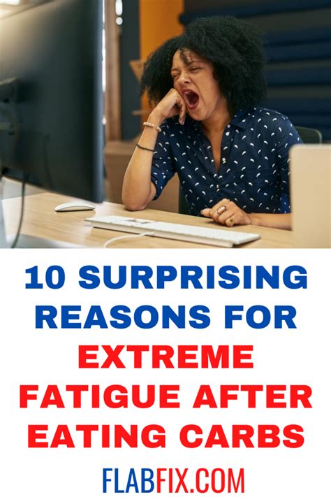 1 Some researchers speculate that fatigue may be caused by malnutrition, at least in those with celiac diseaseceliac-induced intestinal damage can mean your body doesn&39;t absorb nutrients well. . Extreme fatigue after eating carbs